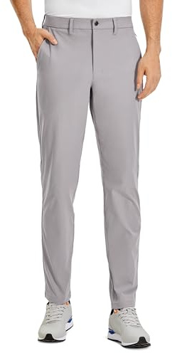 CRZ YOGA All Day Comfy Golf Hosen 71/76/81/86 cm | Gute Dehnbarkeit, Knitterarm, Lässig, Leicht zulaufendes Bein, Flache Vorderseite, Taschen, Hosen für Herren