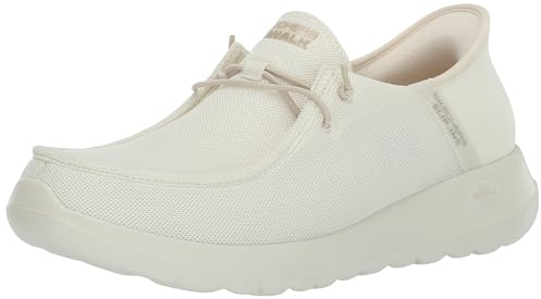 Skechers Men's Gowalk Max Slip-ins-Athletic Slip-on Casual Walking Shoes | Air-Cooled Memory Foam Sneaker, Off-White, 13