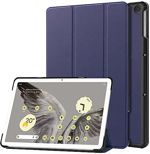 RanTuo Tablet Cover per Google Pixel Tablet, Pelle PU, Sottile, Antipolvere, Custodia per Tablet Resistente alle Cadute per Google Pixel Tablet.(Blu Navy)