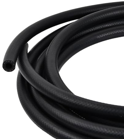 Natuce Mangueras de Combustible Coche, 300CM Φ 6mm Manguera de Gasolina, Línea de Combustible NBR, Tubo Gasolina, Manguer Gasolina para Automóvil Motores Tractor Pequeños Motor