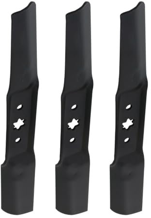KEDAKEJI Lot de 3 lames 742-05052A 942-05052A compatibles avec les tracteurs à gazon Cub Cadet Troy Bilt Cut MTD et les tondeuses RZT S50 XT1 GT50 LT50 XT2 127 cm