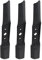 KEDAKEJI Lot de 3 lames 742-05052A 942-05052A compatibles avec les tracteurs à gazon Cub Cadet Troy Bilt Cut MTD et les tondeuses RZT S50 XT1 GT50 LT50 XT2 127 cm