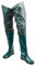 XJKLBYQ Pescing Hip Waders per uomini Donne con stivali impermeabili a stivali per fianco traspiranti Dimensioni verdi 43 1 -capogara