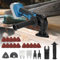 LIROPAU Oscillating Tool, Cordless Oscillating Multi Tools, 4° Oscillation Angle, 6 Variable Speeds, Auxiliary Handle, 5000-19500 RPM, Quick Change Blade System (Battery Not Included)