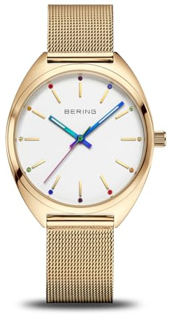 BERING Unisex Uhr Quarz Movement - Classic Collection mit Edelstahl und Saphirglas 127220-36-334-5 ATM