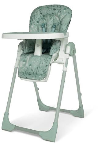 COSATTO Noodle 0+ Highchair - Compact, Height Adjustable, Foldable, Easy Clean, from Birth to 15kg (Meadow)