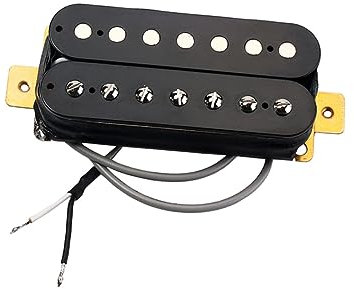 BESTonZON humbucker micro à double bobine micro guitare double bobinage micro guitare acoustique Black