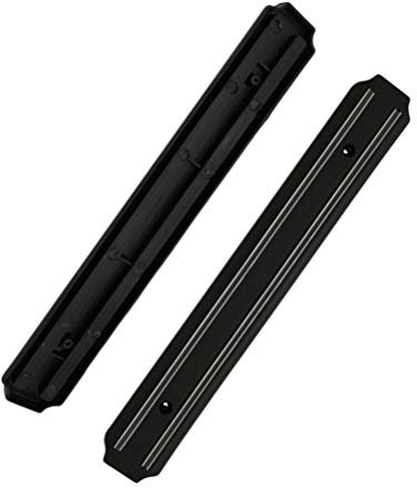 Warmhm Magnetische Messerleisten 50 cm Magnetische Messeraufbewahrungsleiste Messerhalter Schwarz Messerleiste Messerleiste Küchenutensilienhalter Werkzeughalter