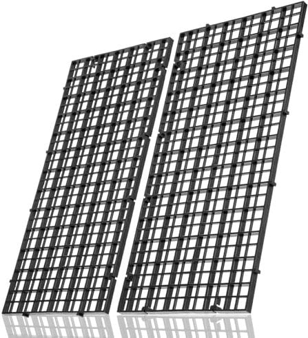 2 Stück 30x15cm Aquarium Trennwand, Aquariumgitter Aus Kunststoff Aquarium Tank Grid Trennung Brett Trennwand Für Aquarien, Aquariumteiler Für Isolation DIY-Filtration Und Aquascaping (Schwarz)