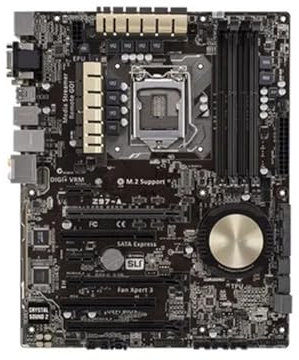 QWEOWW Scheda Madre Fit for ASUS Z97-A Z97 LGA 1150 for Core I7 I5 I3 DDR3 SATA3 USB3.0