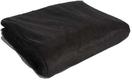 kowaku Garten Netz, Abdeckung für Pflanzen, 240 cm breit, Schutz für Hochbeete und Terrassen, Schwarz Länge 6m
