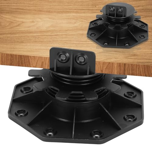 ISOISL 40x Stelzlager Höhenverstellbar, Terrassenlager Stellfüße 30-60 mm, Tragfähigkeit Stark, Stelzlager für Terrassenplatten, Holz, WPC, Stein, Beton | Polypropylen, stelzlager für terrassenplatten holz WPC, wasserfest, tragfähigkeit stark, verstellbare füße