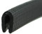 KS1-2S-M Kantenschutzprofil von SMI-Kantenschutzprofi - PVC Klemmprofil - Klemmbereich 1-2 mm - mit Stahleinlage - Kantenschutz - Schwarz Matt - einfache Montage, selbstklemmend ohne Kleber (5 m)