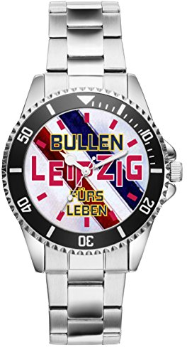 KIESENBERG Leipzig Geschenk Artikel Idee Fan Uhr 6265