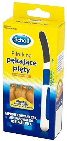 Scholl Cracked Heel Profile Foot Heel File - Instant Results, Curved Design