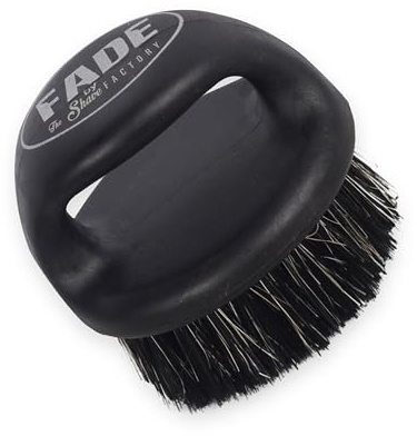 THE SHAVE FACTORY Ring Skin Fade Bürste – Präzisions-Friseurbürste für Friseure – Ergonomischer Ringgriff – Ideal zum Verblenden, Konturieren & Ausarbeiten – Langlebiges Werkzeug