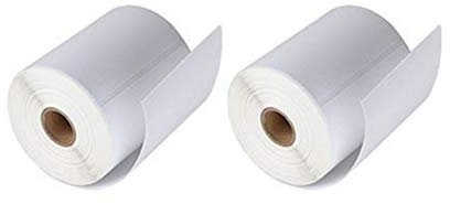 Direct Thermal Labels 2 Roll 500 Labels Shipping Labels White 4 x 6(101x152mm) Packaging Envelopes Labels for Direct Thermal Printers