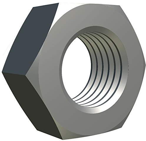 M8 Tuerca Hexagonal (Paquete De 50) Tuercas Hexagonales Con Acabado De Acero Aleado Cincado Para Perno Con Rosca Gruesa - Estándar Certificado DIN EN 24032 DIN934 (8mm)