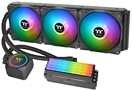 Thermaltake Floe RC360, AMD (AM5/AM4) / Intel (LGA 1700/1200), TT RGB Plus Software/Motherboard Sync ARGB Controlled, 360mm PWM All-in-One CPU & Memory Liquid Cooler CL-W290-PL12SW-A