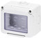 Gewiss caja de superficie estanca serie 27 para mecanismos system de - ip55-3 módulos - gris ral 7035 - gw27043dy