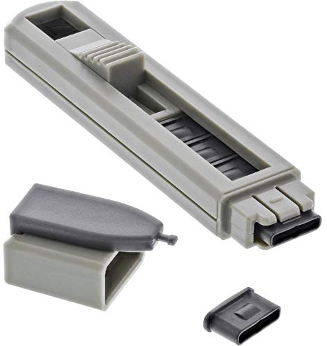 InLine® 55724 USB Typ-C Portblocker, blockt bis zu 6 Ports ,