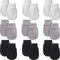 Syhood 9 Paare Baby Fäustlinge Neugeborene Baumwolle Handschuhe Keine Kratzer Handschuhe Unisex Warme Handschuhe für 0-6 Monate Baby Jungen Mädchen