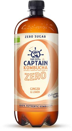Kombucha zéro gingembre-citron Bio 1 L