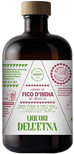 Liquore di Fico d'India di Sicilia da 500 ml 30% By Nelson Sicily