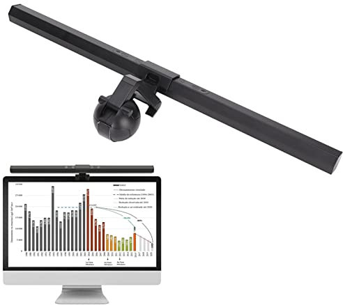 Computer-Lichtleiste, Schreibtisch-Lampe, Intelligenter Augenschutz, USB-betrieben, Dimmbar, Touch-Steuerung, LED-Schreibtischlampe, Computer-Bildschirmlampe für Büro und