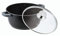 Kochtopf 6 L Suppentopf Aluminiumguss Antihaft Milchtopf Induktion Schmortopf 28 cm mit Glasdeckel Bratentopf