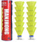 MANJHONG Federbälle Nylon Badminton Bälle für Anfänger, Freizeit, Training, Indoor und Outdoor Spiele, 12x Gelb