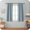 GIRASOLE HOME Coppia Tende Barbados Termiche Totalmente Oscuranti 2 Pannelli da 90x150cm con Tasca, Grigio