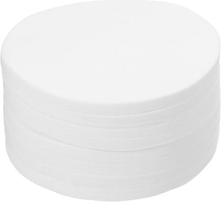 sourcing map 600Pcs Coffee Filters, 68mm Disposable Round Paper Filter White for Home Office Use Pour Over and Drip Coffee Maker