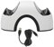 Yunir Chargeur de Manette Kits D'accessoires avec Adaptateur Secteur de Rapide 5 V/2,8 A, Support de Double Manette pour 5, Double Manette 5 avec LED Indica