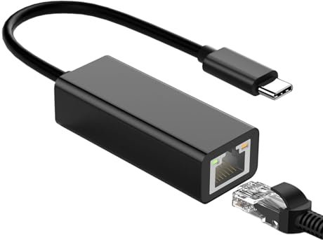 Adattatore da Tipo C a Ethernet - USB C a Ethernet per Computer - Adattatore di Rete USB