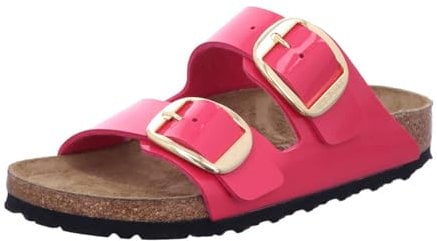 Birkenstock Adult Arizona Big Buckle Rose Taille 42, rose bonbon, 42 EU Étroit