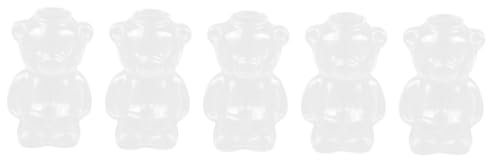 IMIKEYA 5 Pz Bicchiere Tazza Di Caffè Ghiacciato Occhiali Novità Tazza Di Tè e Caffè Bicchieri Di Succo Tazza Di Tè Dell'orso Tazza Per Bevande Bottiglie Di Orsetti Di Bianca