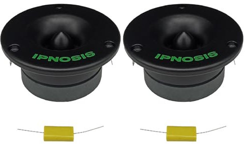 IPNOSIS IPT 2502 Coppia Tweeter | Diametro 9,7cm | Bobina 2,5cm (1) | 200 Watt | 103 dB | 4 Ohm | + Condensatori