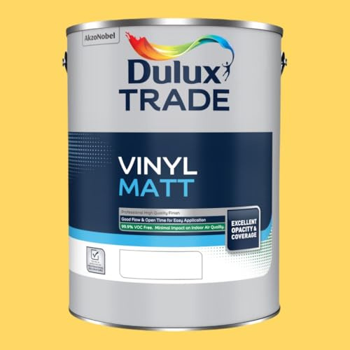 DULUX TRADE VINYL MATT LEMON ZEST 5L
