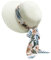 POIUIYQA Chapeau de Paille pour Femmes Capelines de Soleil D’Été Capelines de Plage à Large Bord Chapeaux Tuniques Pliables à roulettes pour Femmes Dame et Fille Beach Visiere