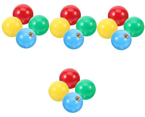 SUPVOX 4sets 4pcs Joystick Ball Top Handle Replacement Game Controller Head for DIY Parts Compatible with Game Simulators and Various Platforms Smooth for Enhanced Gaming Experience 4pcs*4