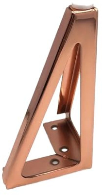 GCYEIDMA Füße für Möbel 4 Stück Höhe 15 cm Beine for Möbel Metall verdicktes Eisen Sofa TV-Schrank Füße Badezimmerschrank Bett Couchtisch Ersatzbeine(Rose Gold 15cm 4pcs)