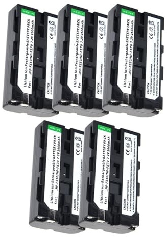 Batteria Ricaricabile Agli Ioni Di Litio Da 2600 MAh, Compatibile Con Sony, For NP-F550 F330 F530 NP-F570 F730 F750 Hi-8