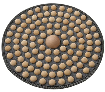 Masseur de pieds en bois - coussin en bois avec point de pression, tapis de relaxation en bois pour pieds, design ergonomique pliable | pour la famille, les amis, les collègues, les amoureux