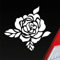 Hellweg Druckerei Rose Flower Blume Natur Frühling Tattoo Auto Aufkleber Sticker Heckscheibenaufkleber