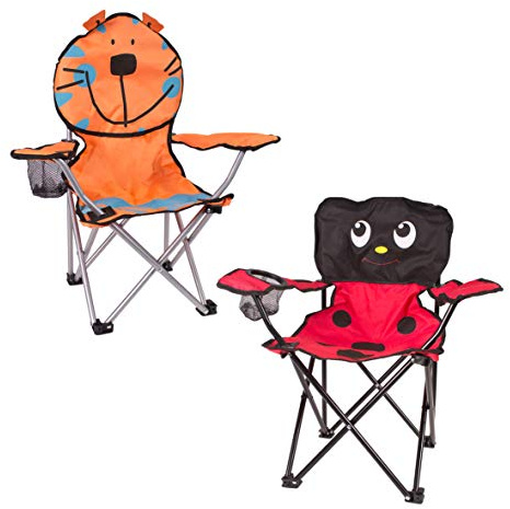 BENROSS CHILDRENS CAMPING CHAIR TIGER FOLDING