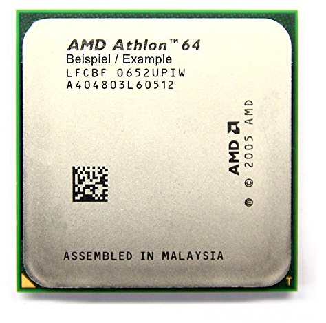 AMD Athlon 64 3200+ 2GHz/512KB ADA3200IAA4CN Sockel/Socket AM2 Desktop-CPU (certificato e rigenerato)