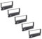 vhbw 5x Farbband Schriftband kompatibel mit Towa ET 7626 F, Prosper 7626 F, ET 7600 Serie, ET 7626 Nadeldrucker, Bondrucker - Schwarz
