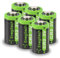 Enegitech CR2 Batteries, 3V cr2 Lithium Batteries CR15H270 for Golf Rangefinder Security Alarm System Non-Rechargeable (CR2 6 Pack)