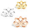 THIORA Charmband Charms | 'Lotusblüte' Anhänger | Lotus Charm | Mesh Armband Charm (Gold)